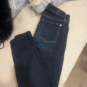 Women's Dark Blue Skinny Jeans